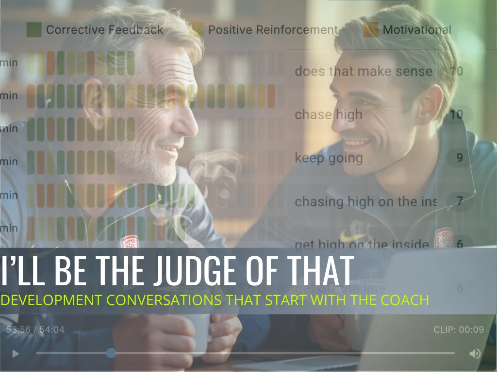 I’ll be the judge of that