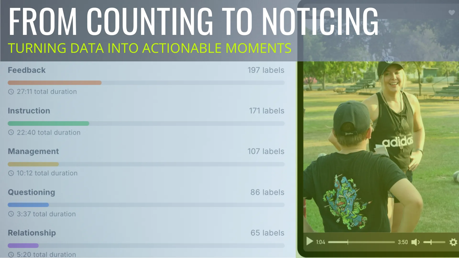 From Counting to Noticing